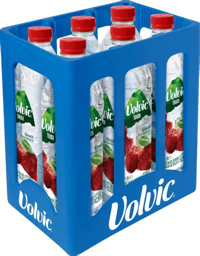 Volvic Touch Kirsche Kasten 6 x 1,5 l PET