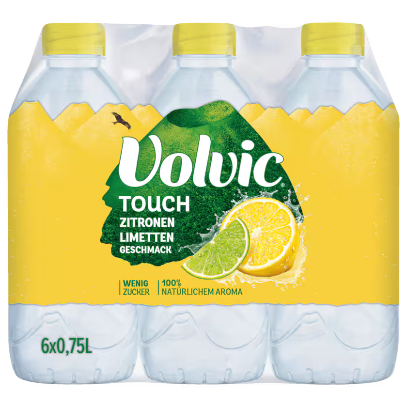 Volvic Touch Zitrone-Limette 6x0,75l (EINWEG)