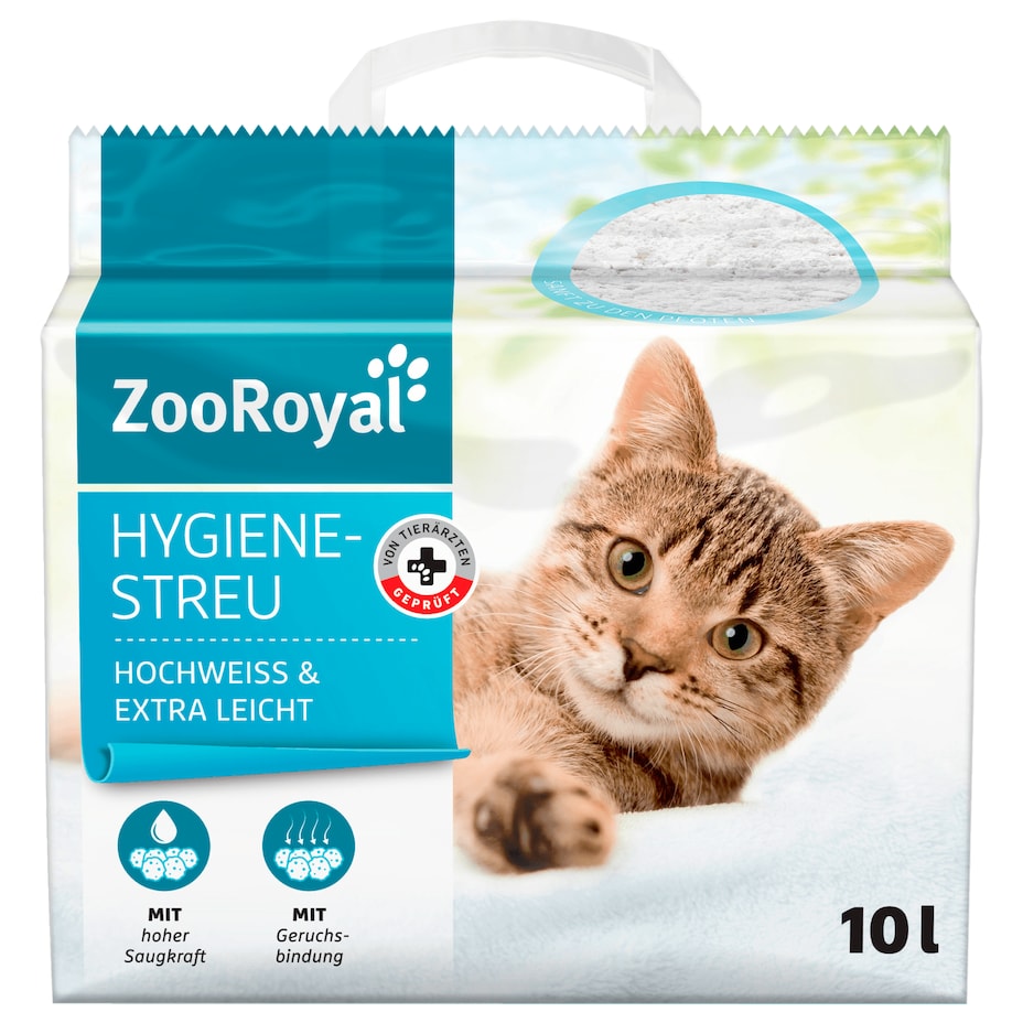 ZooRoyal - Hygienestreu hochweiss & extra leicht - 10l