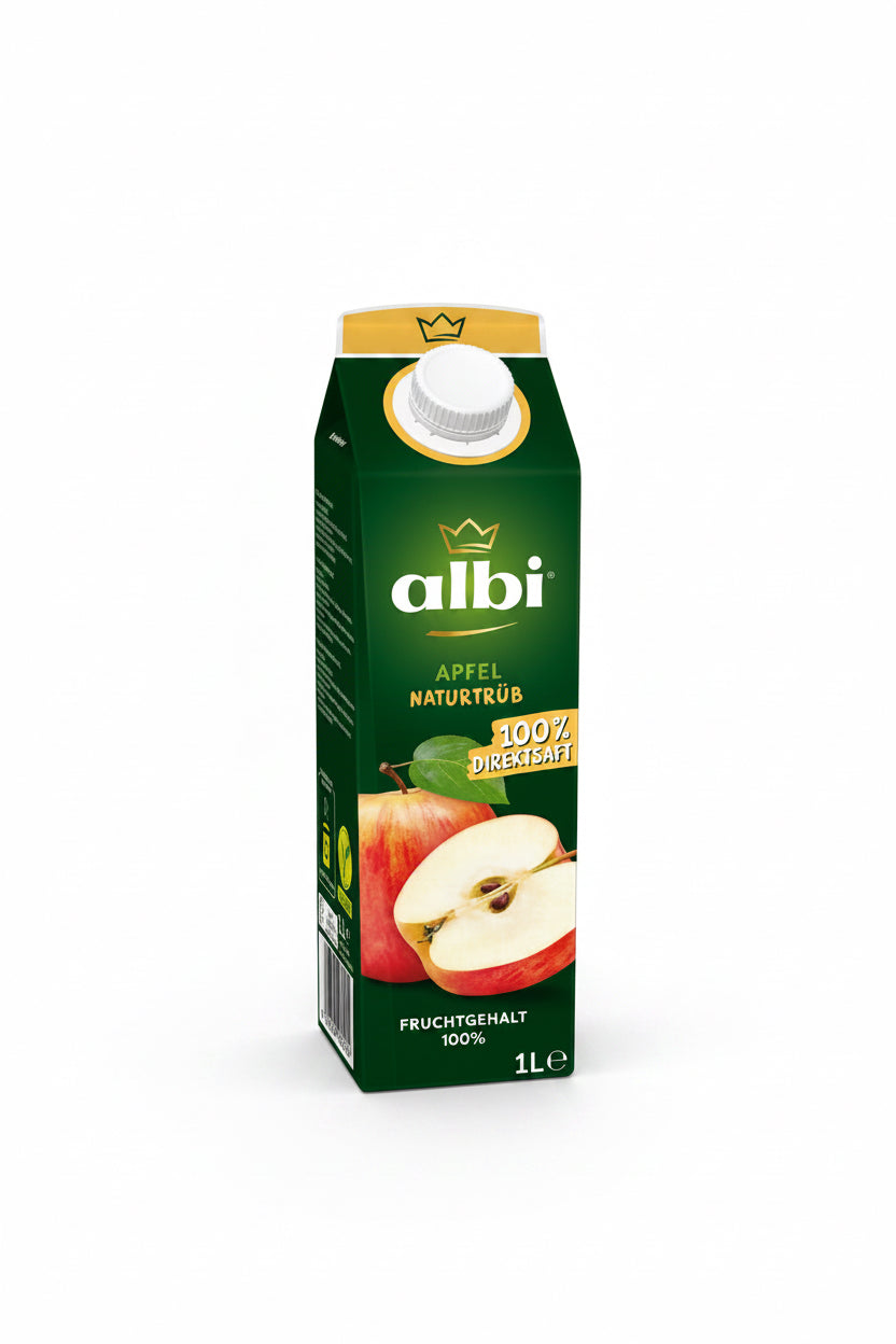 albi Apfel Direktsaft naturtrüb - 1L