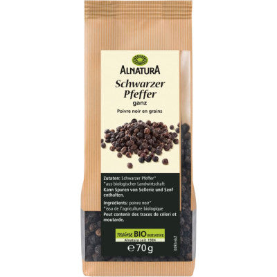 Alnatura Bio Schwarzer Pfeffer ganz - 70g