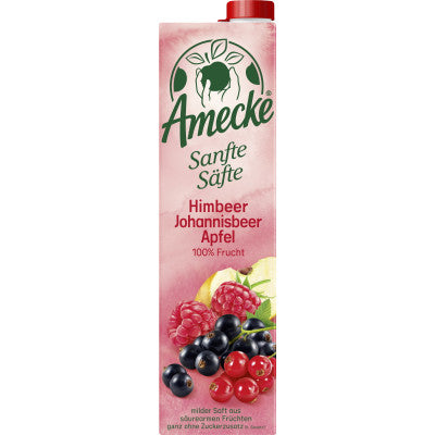 Amecke Sanfte Säfte Himbeer-Johannisbeer-Apfel 1L