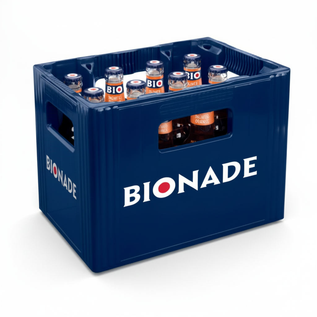 Bionade Ingwer Orange 12 x 0,33L (Glas) MEHRWEG Kiste