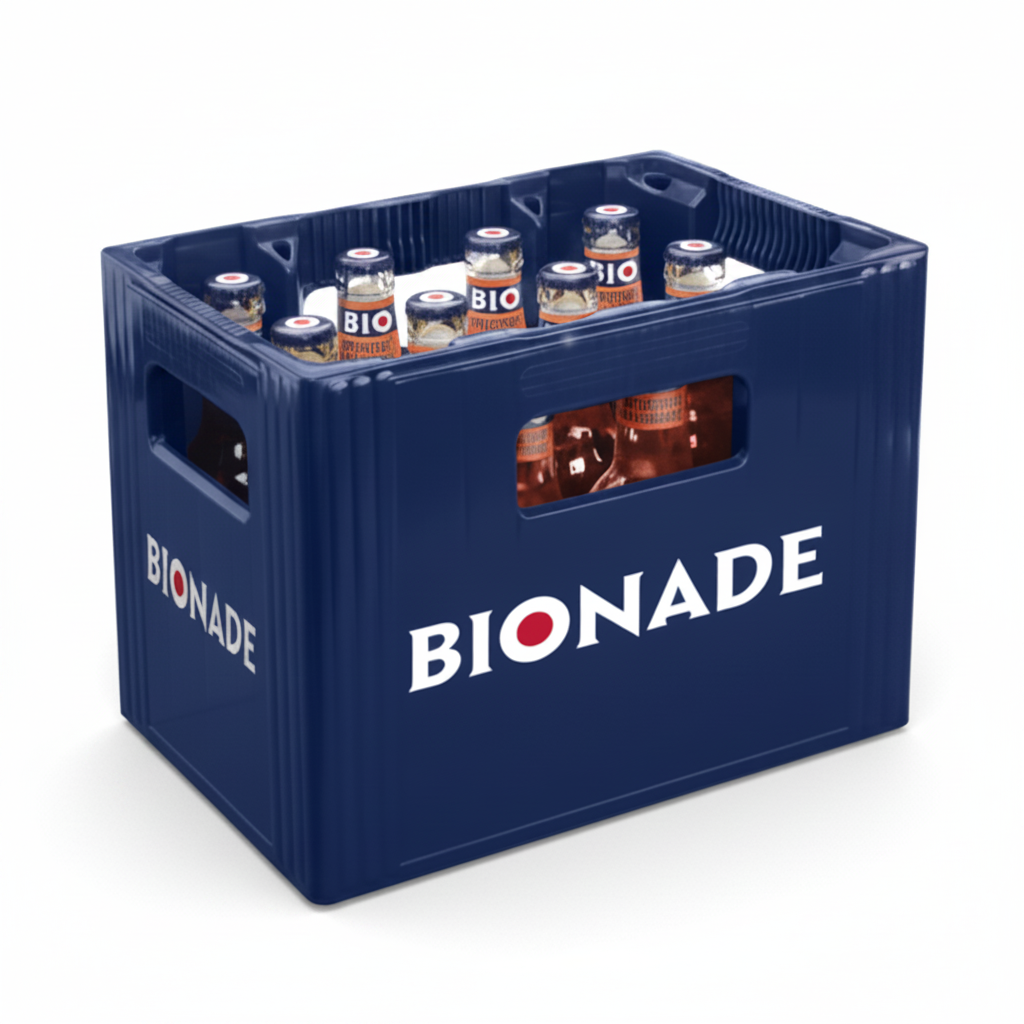 Bionade Blutorange naturtrüb 12 x 0,33L (Glas) MEHRWEG Kiste