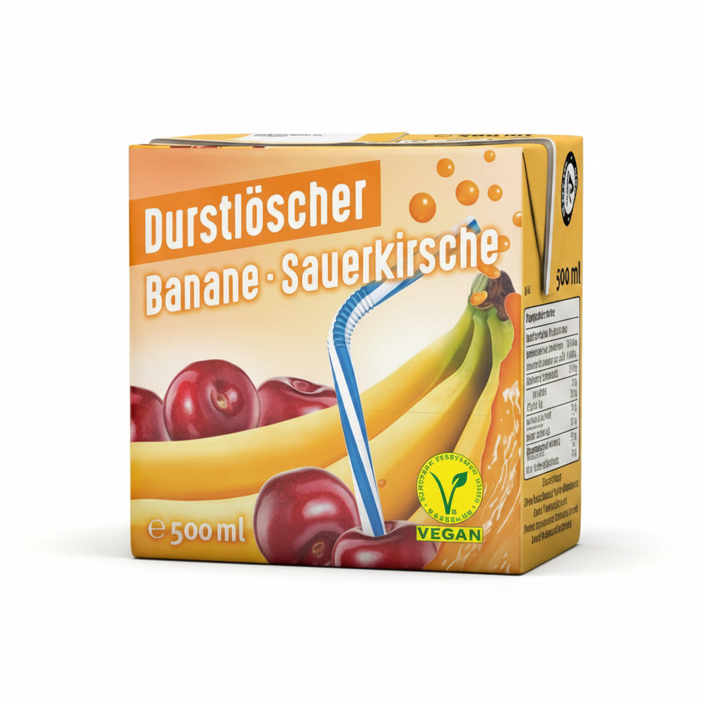 Durstlöscher - Banane Sauerkirsche 500ML