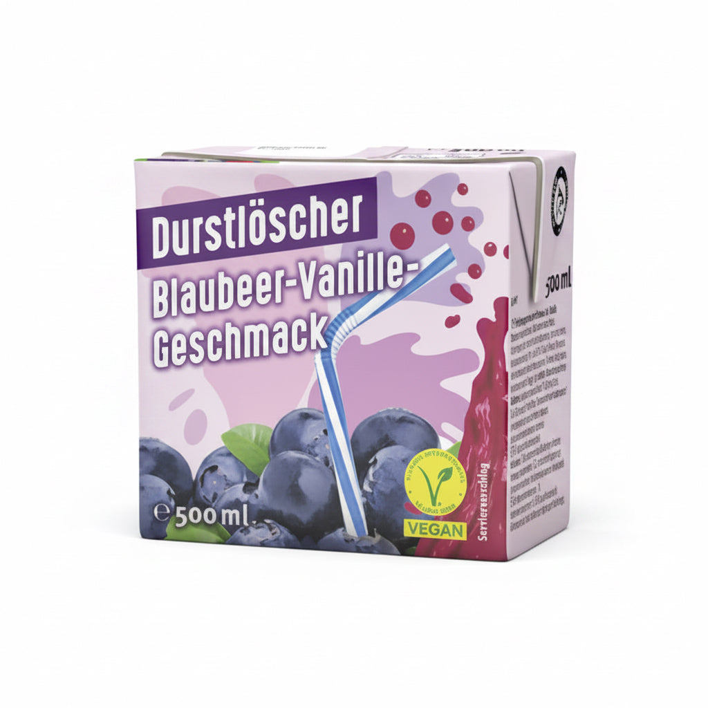 Durstlöscher - Banane Blaubeer-Vanille 500ML