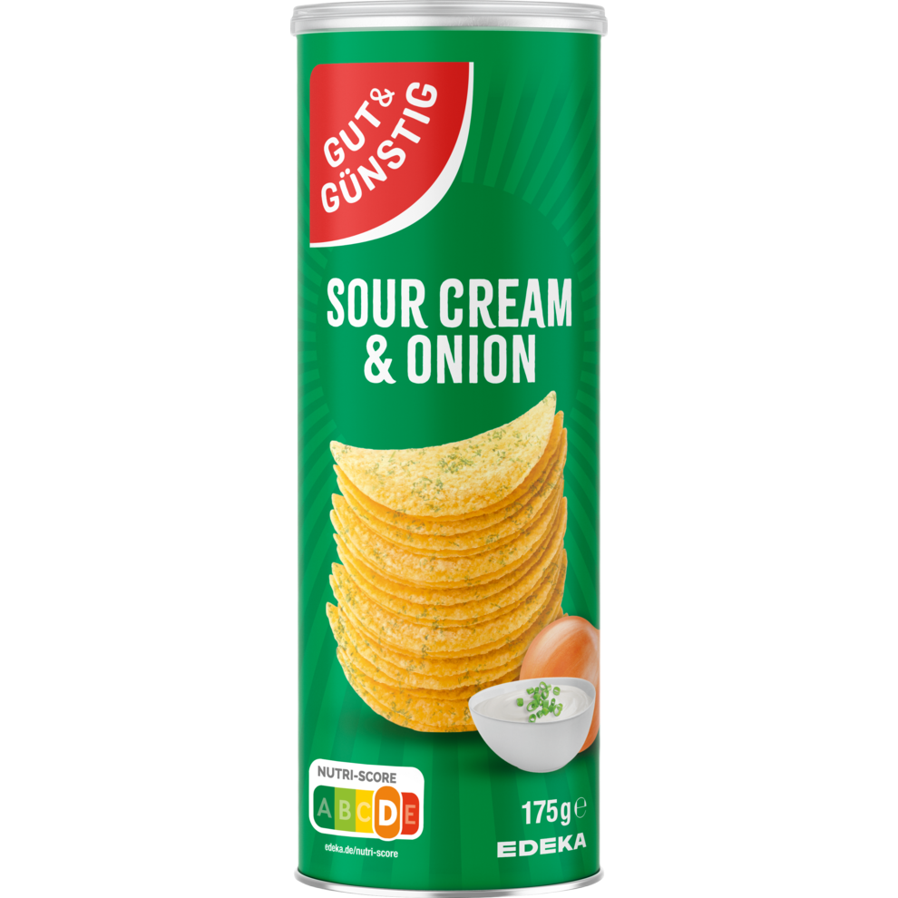 Gut & Günstig Chips Sour-Cream 175G