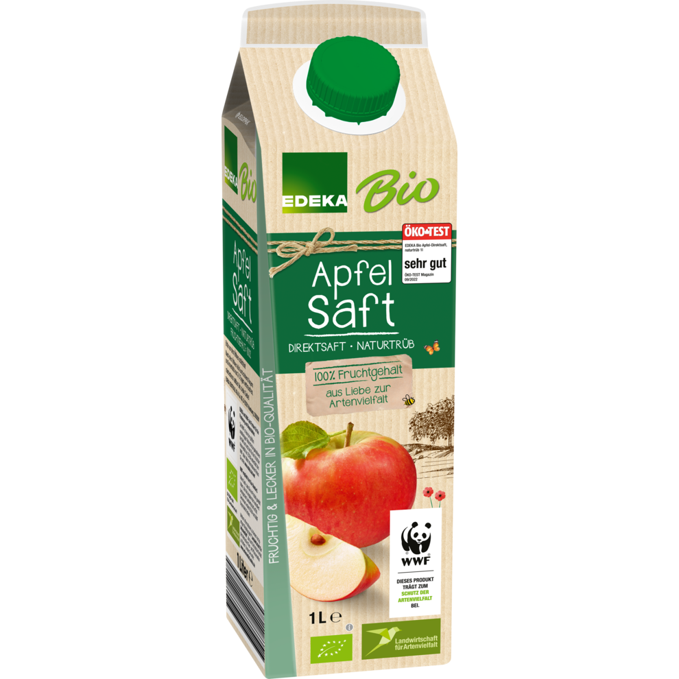 EDEKA Bio - Apfelsaft naturtrüb 1L