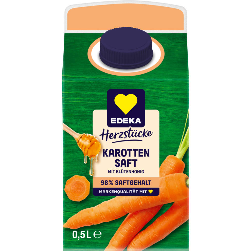 EDEKA Bio - Karottensaft mit Blütenhonig 500ML