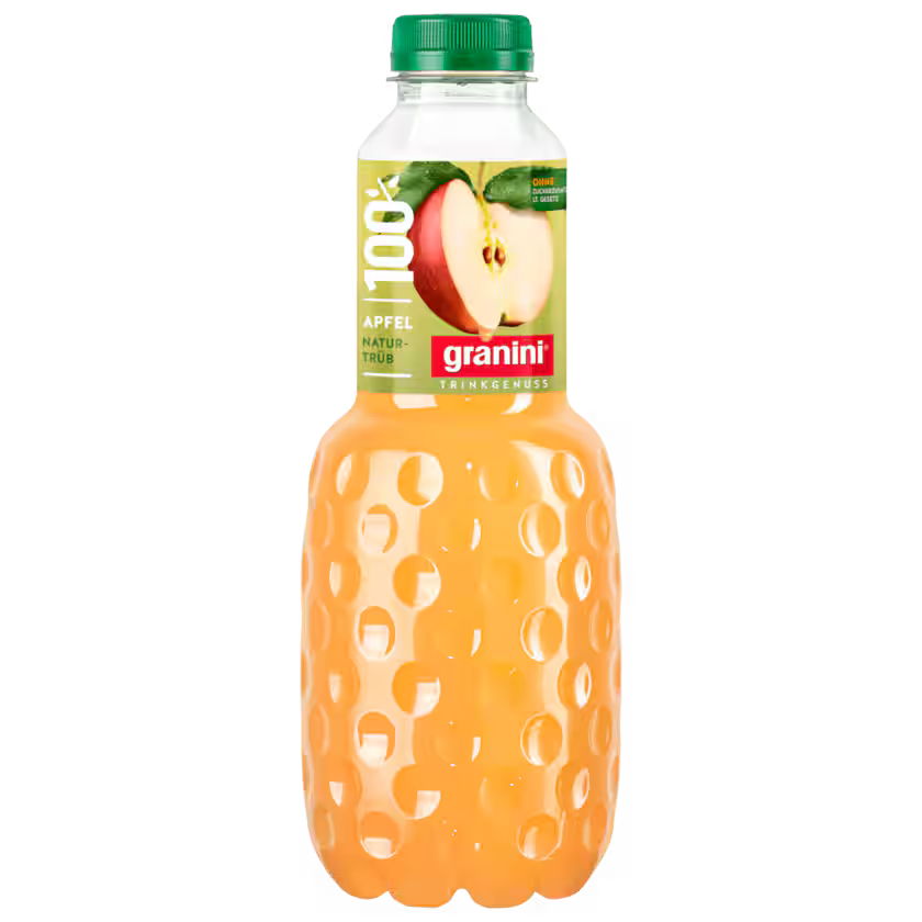 granini Trinkgenuss Apfel naturtrüb 100% Saft 1l (EINWEG)