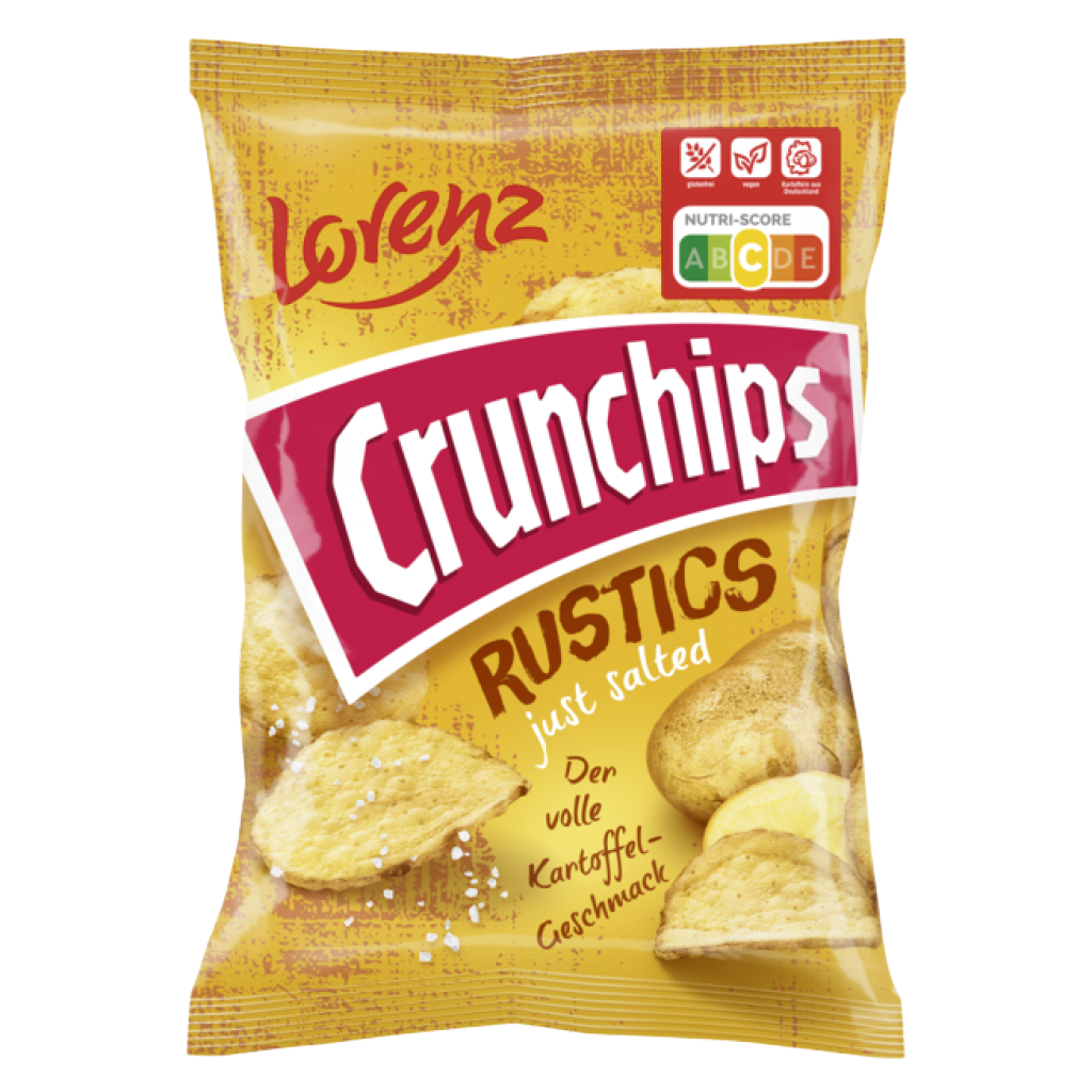 Lorenz Crunchips Rustics Just Salted 110G