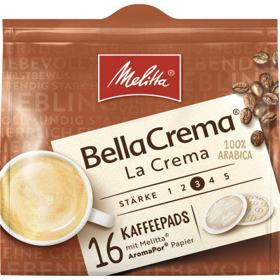 Melitta BellaCrema Kaffeepads La Crema 16 Stück (107 g)