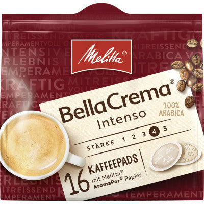 Melitta BellaCrema Kaffeepads Intenso 16 Stück (107 g)